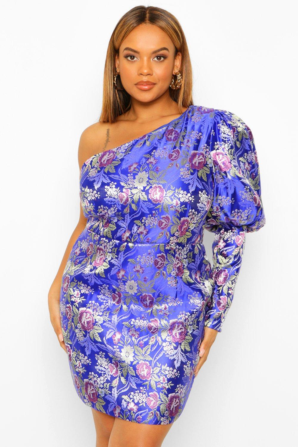 Jacquard dress hotsell plus size