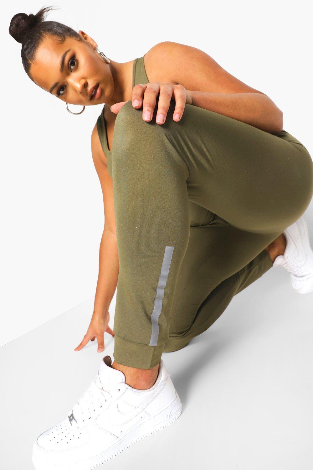 Plus Activewear 'Woman' Compression Workout Leggings