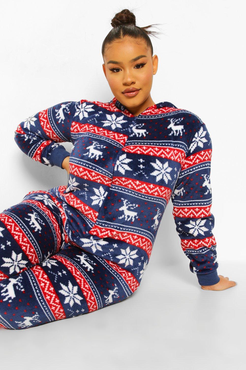 Plus size christmas onesie hot sale