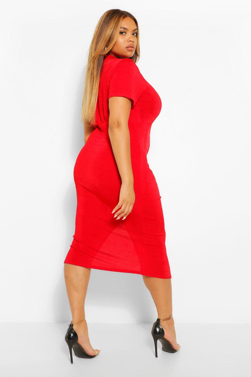 Robe près du corps mi longue hotsell