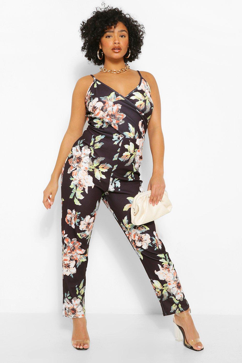 boohoo wrap jumpsuit