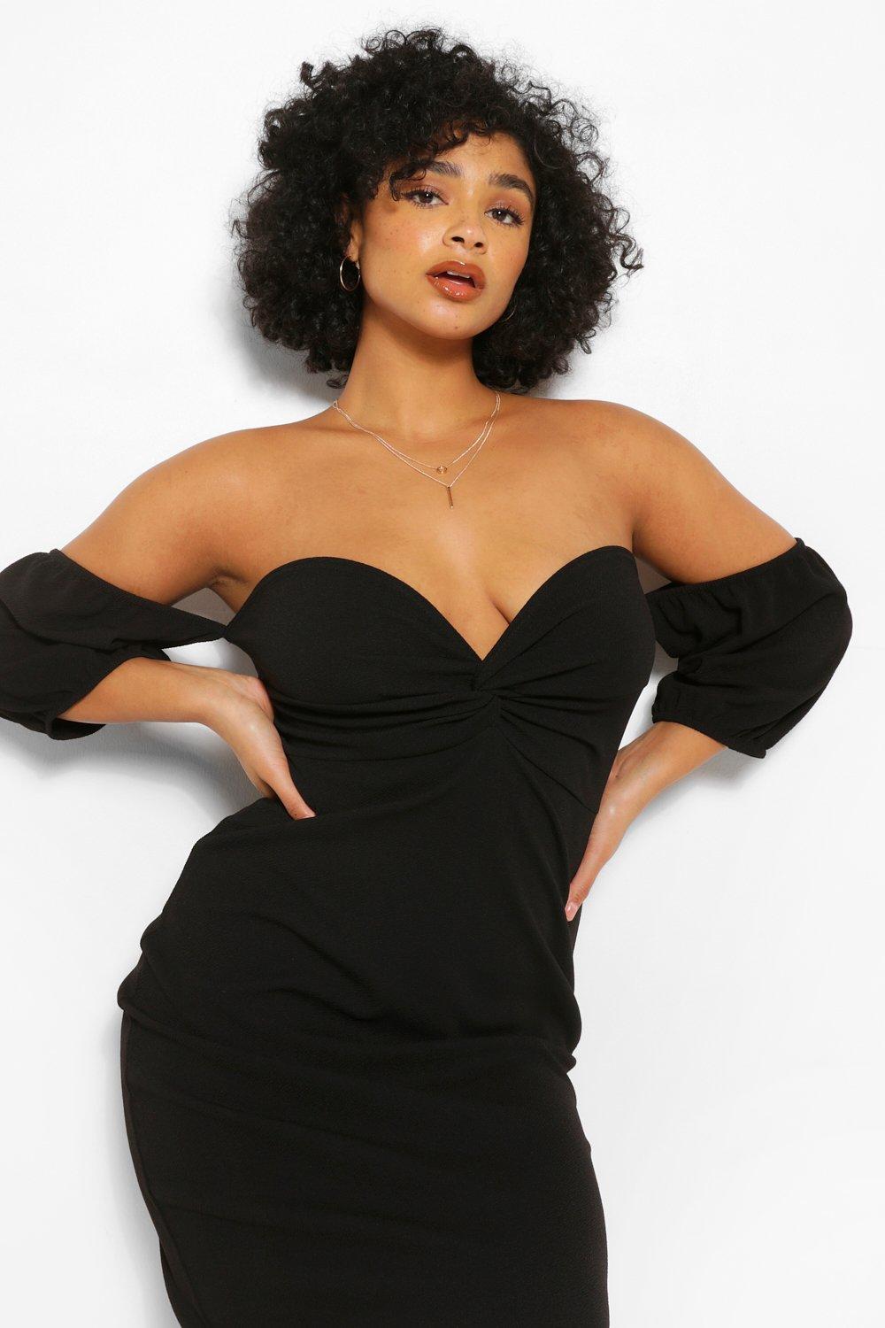 robe col bardot grande taille