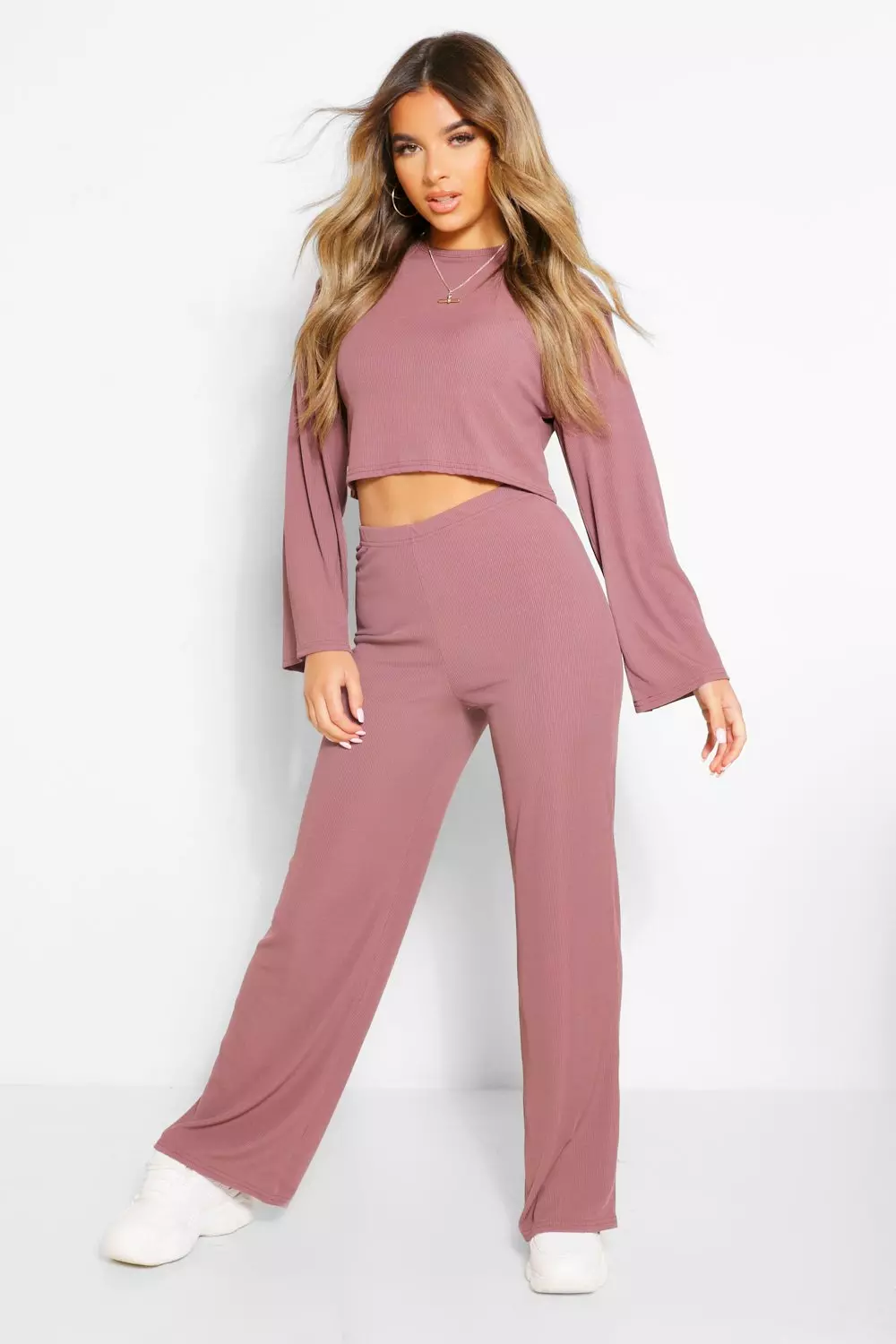 Petite wide leg lounge set new arrivals