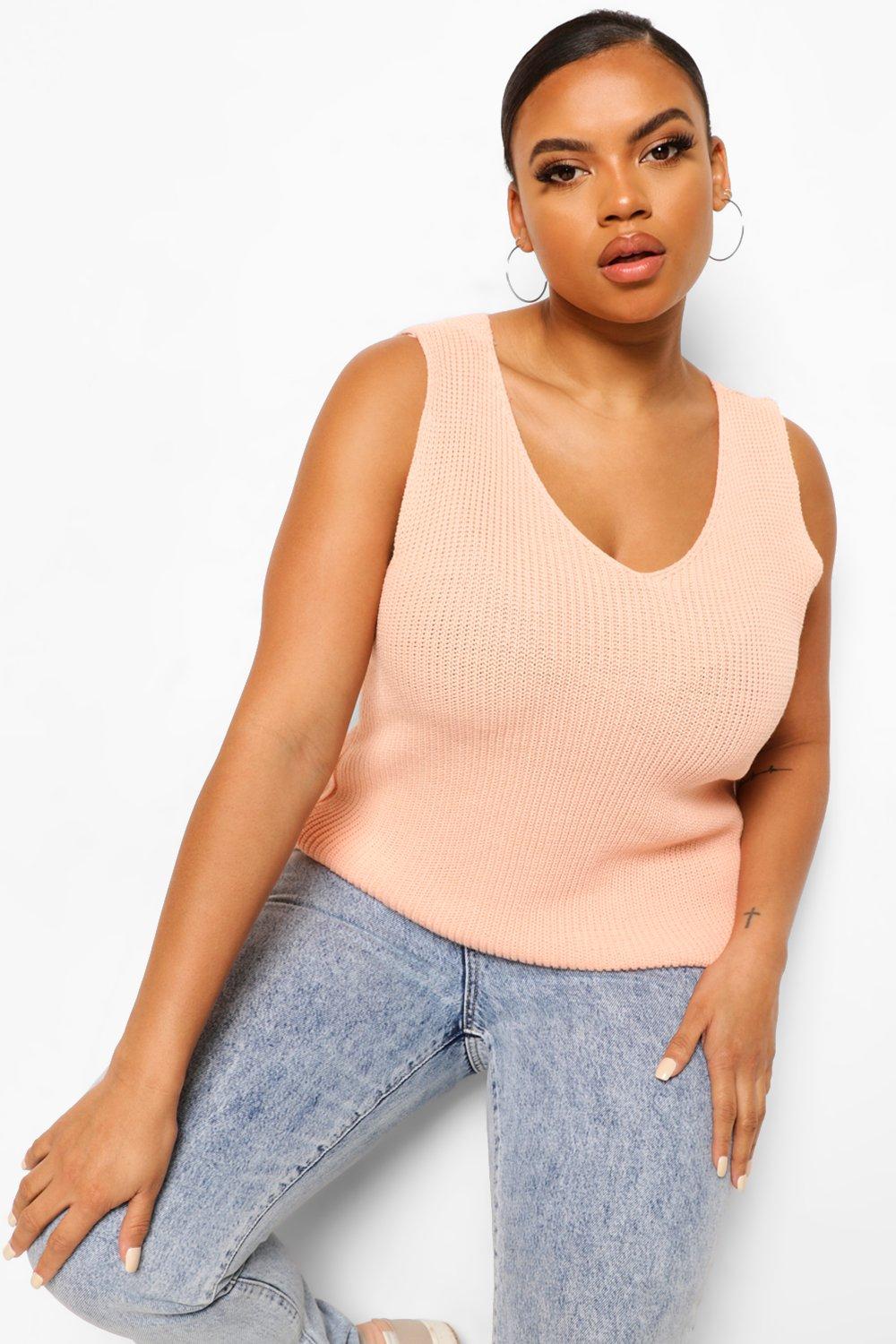 Plus size vest tops cheap uk