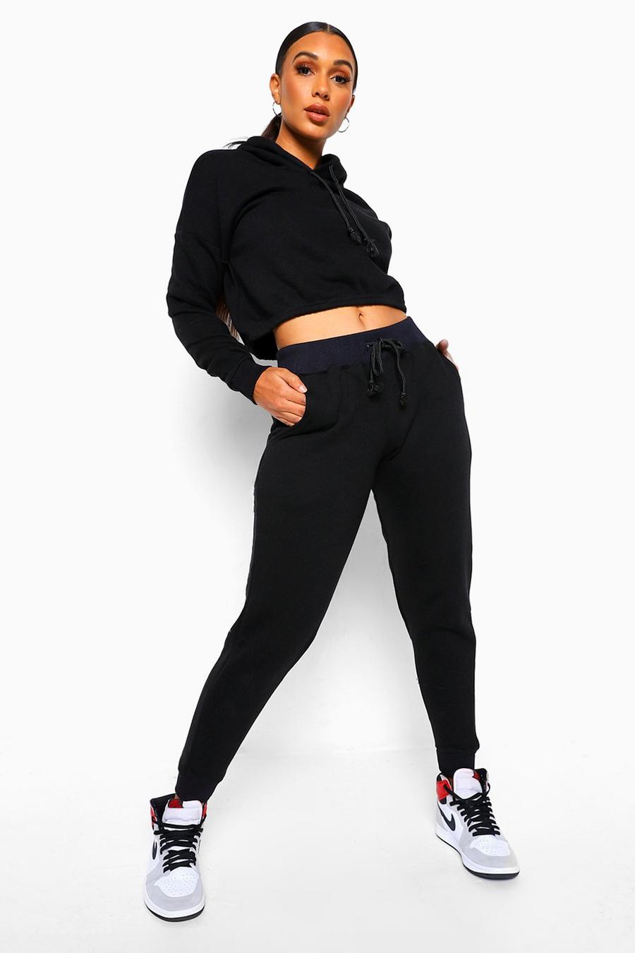 Black Hoodie Jogger Set – Stracts