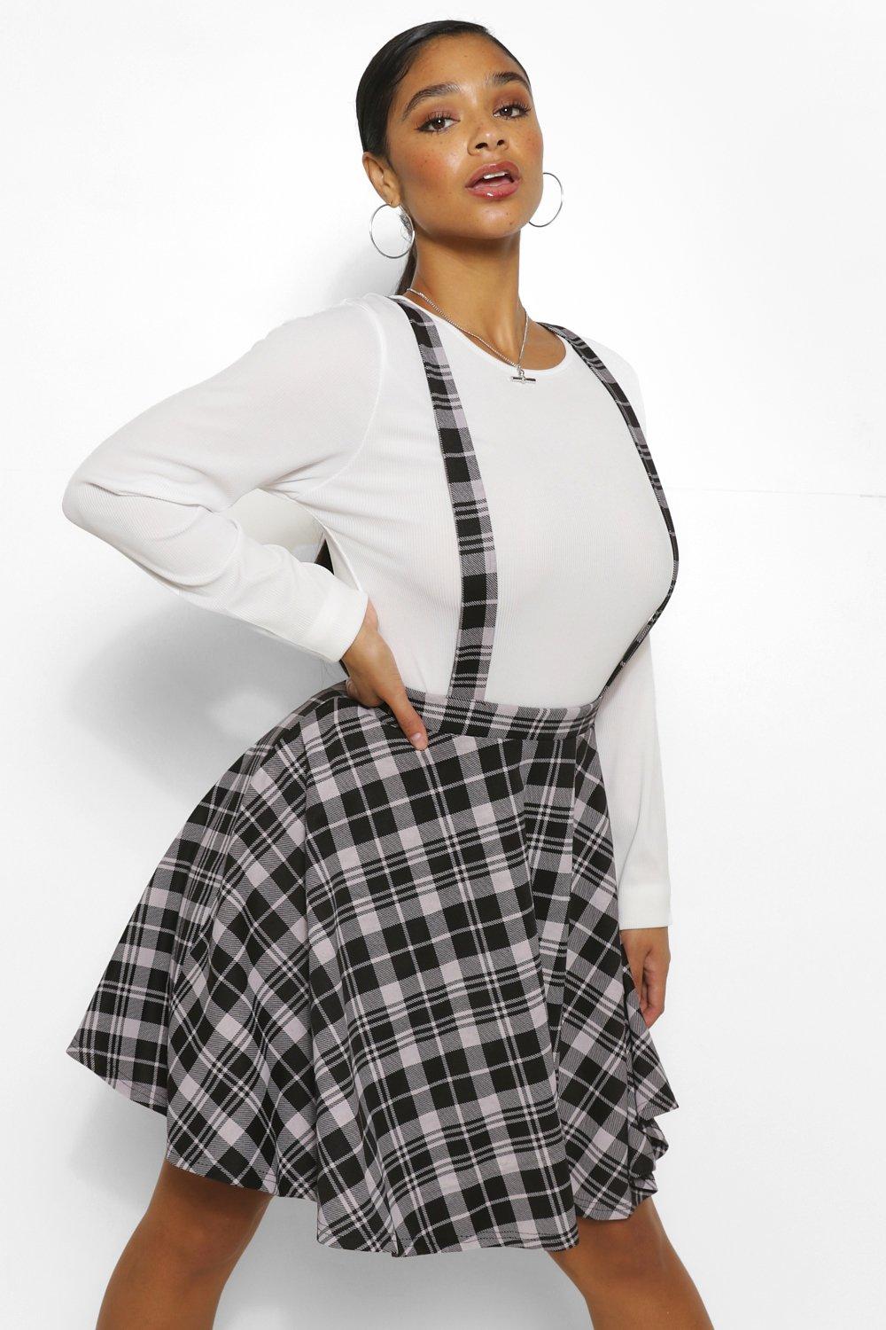 Pinafore skirt boohoo best sale