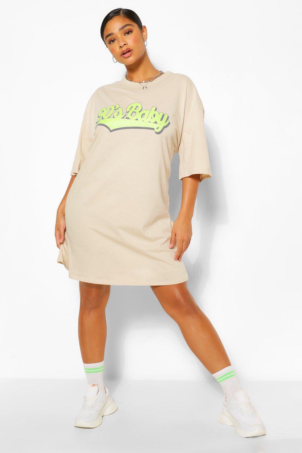 90s t hotsell shirt dress