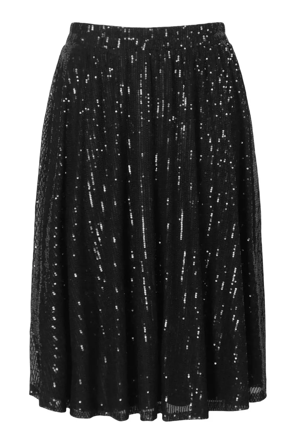 Sequin midi sale skater skirt