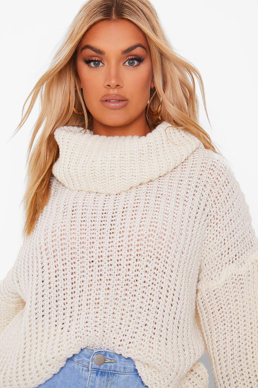 Oversized cowl 2025 neck jumper