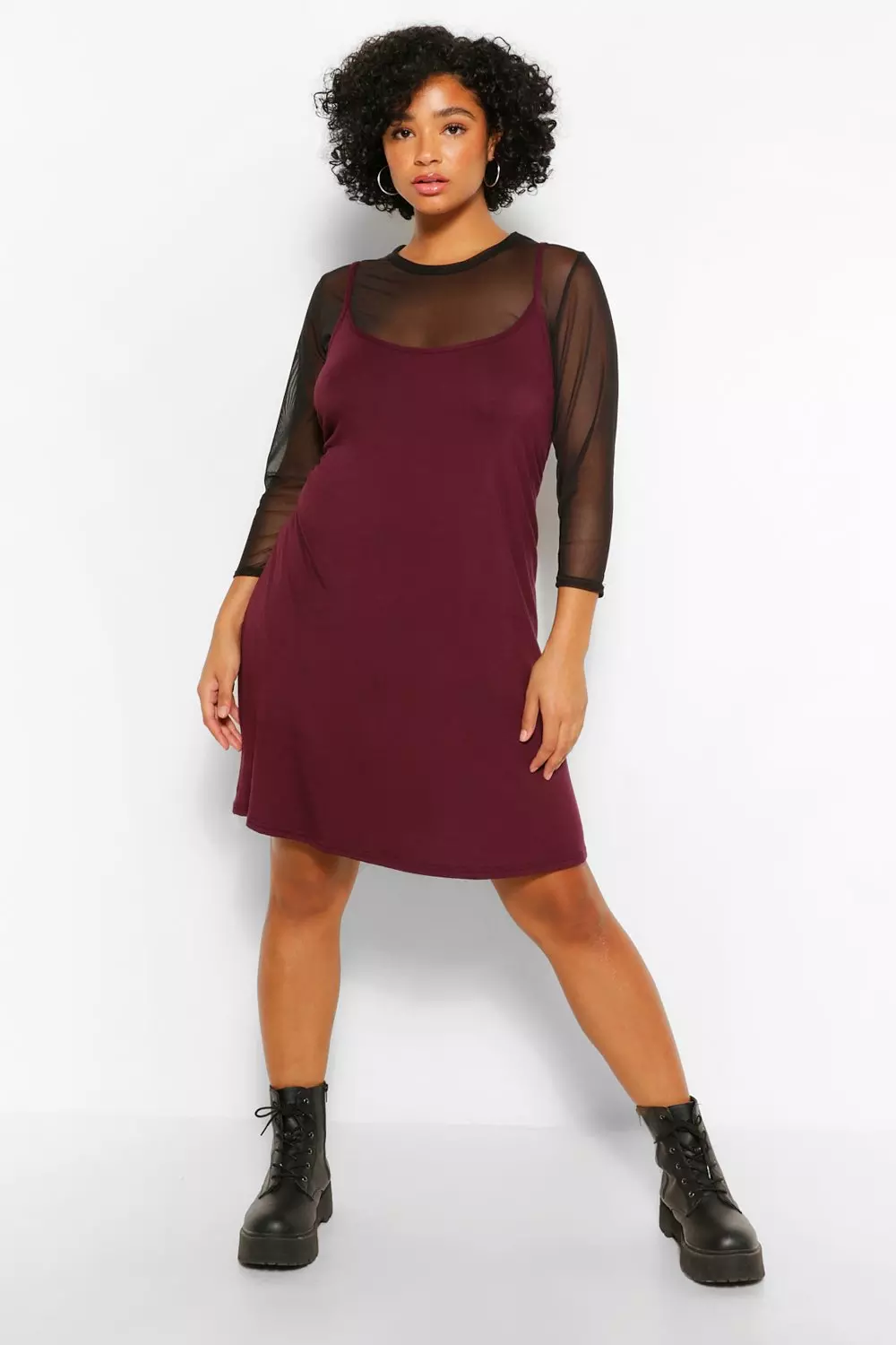 Boohoo 2 in 1 hot sale dress