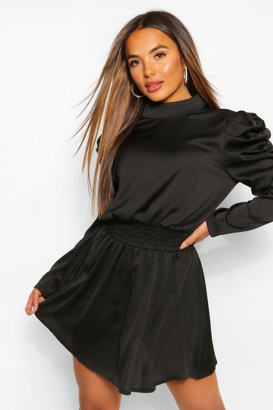 Petite Statement Sleeve Dress image number 1