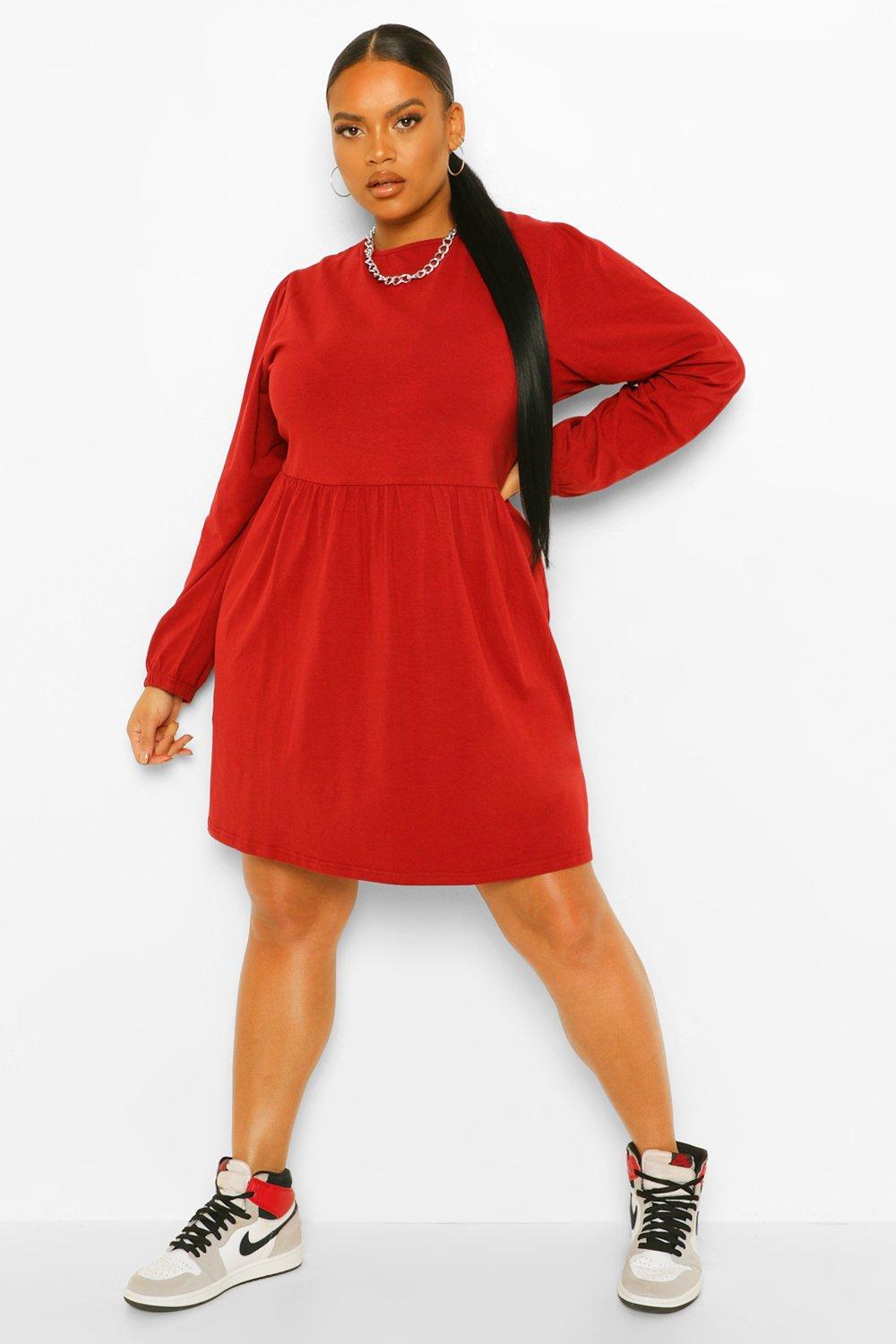 jersey smock dress