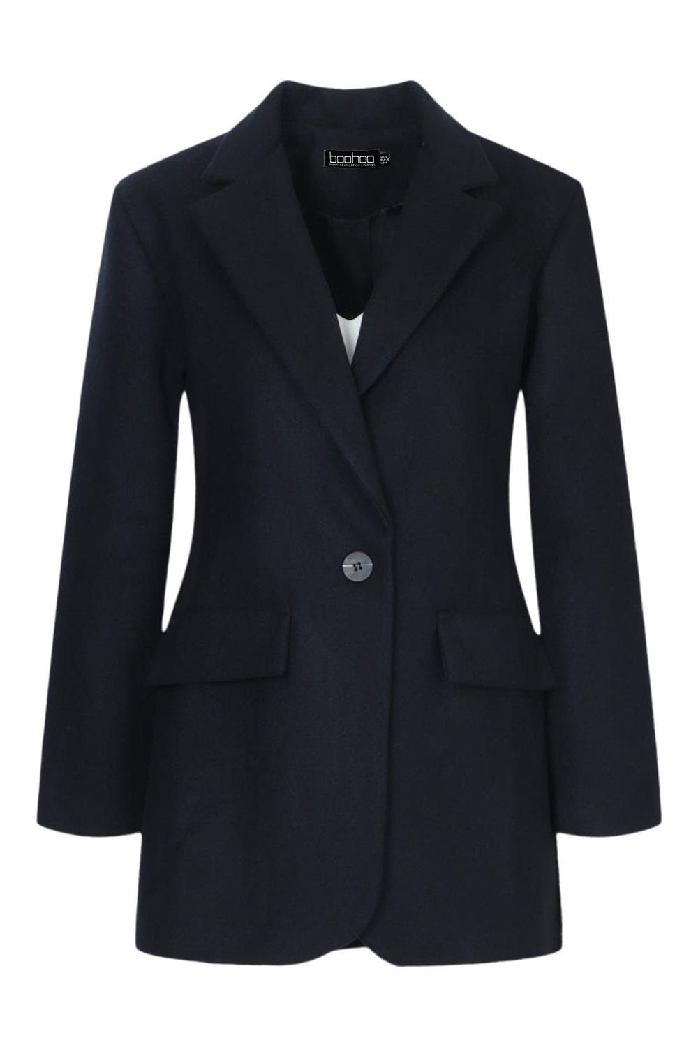 Petite single sale breasted coat