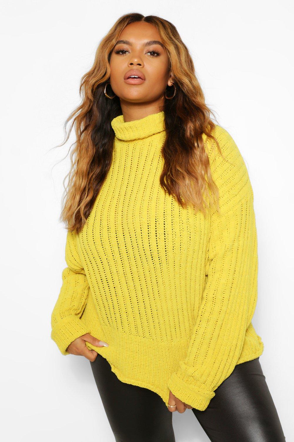 boohoo plus sweaters