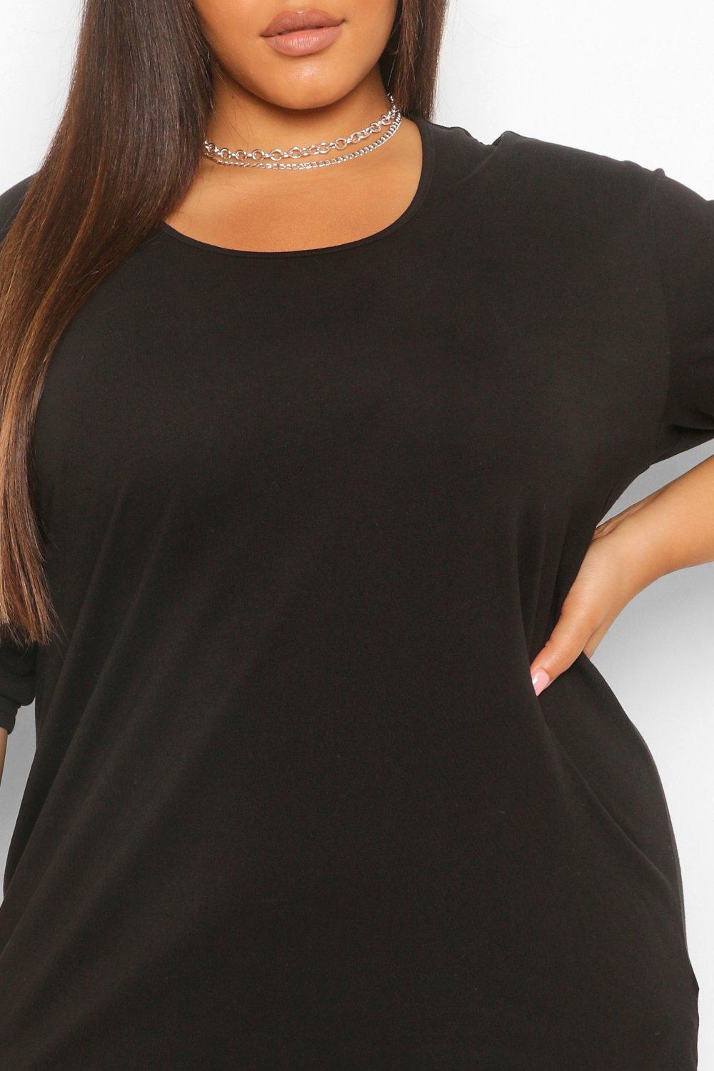 Boohoo plus size t hot sale shirts