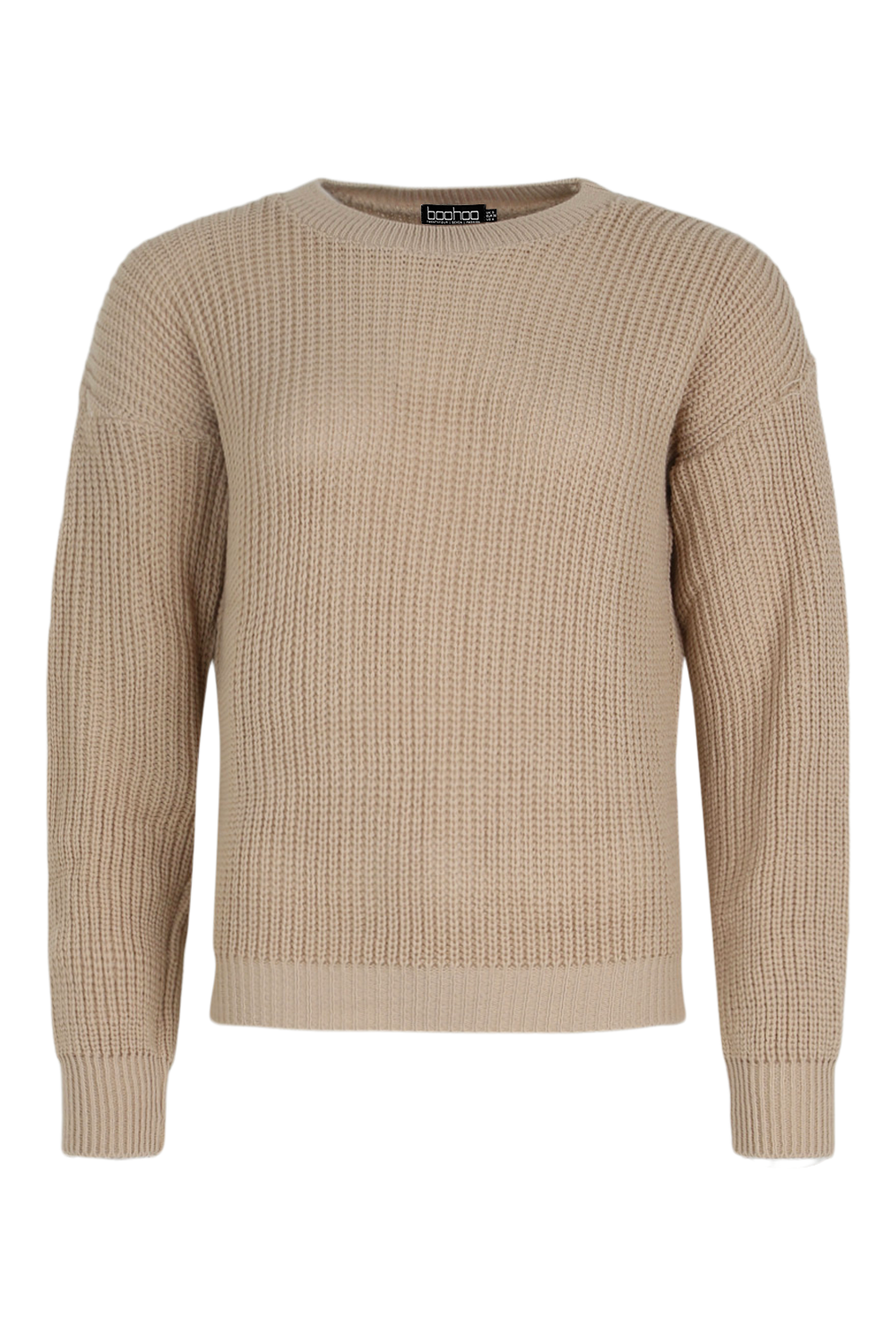 Petite Fisherman Crew Neck Sweater boohoo USA