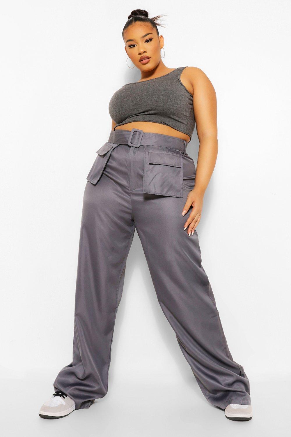 boohoo work trousers