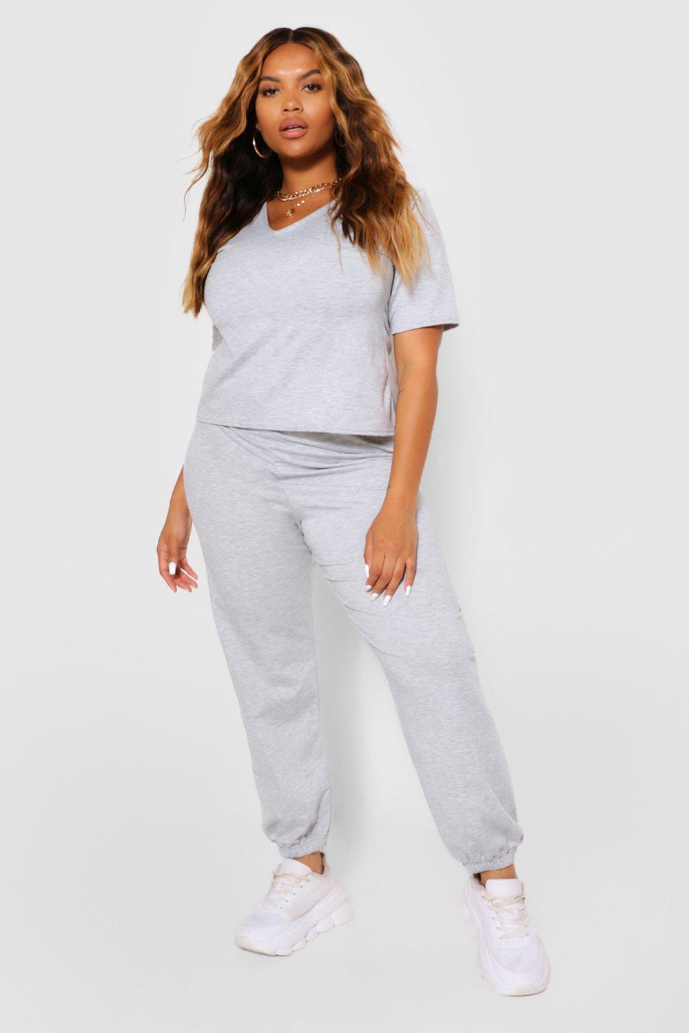 boohoo plus tracksuits