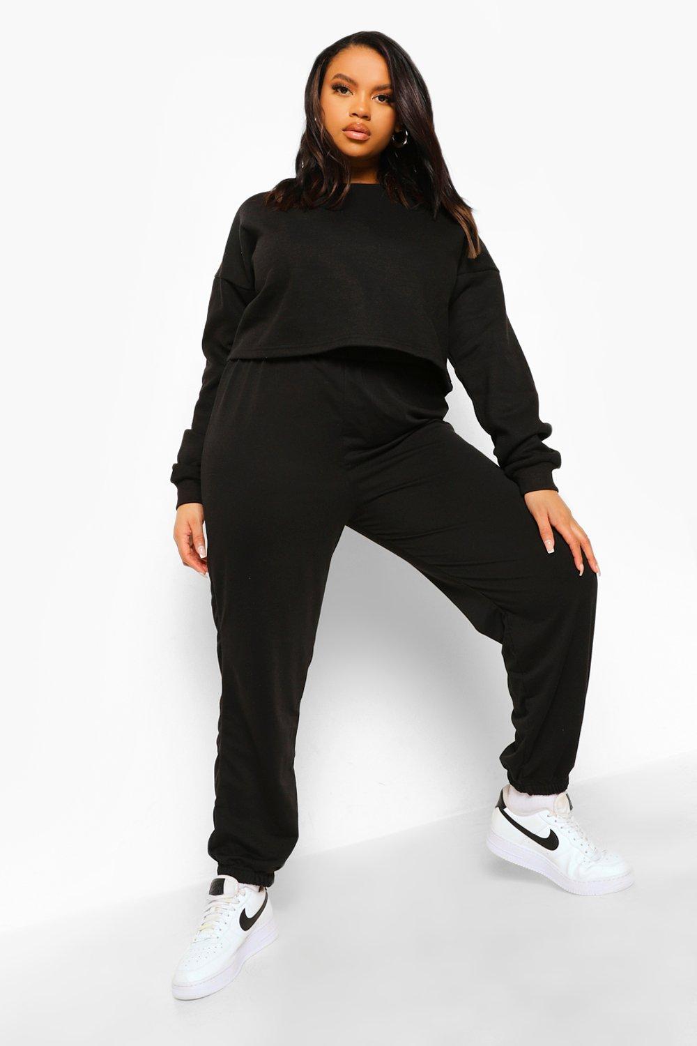 Boohoo curve online joggers