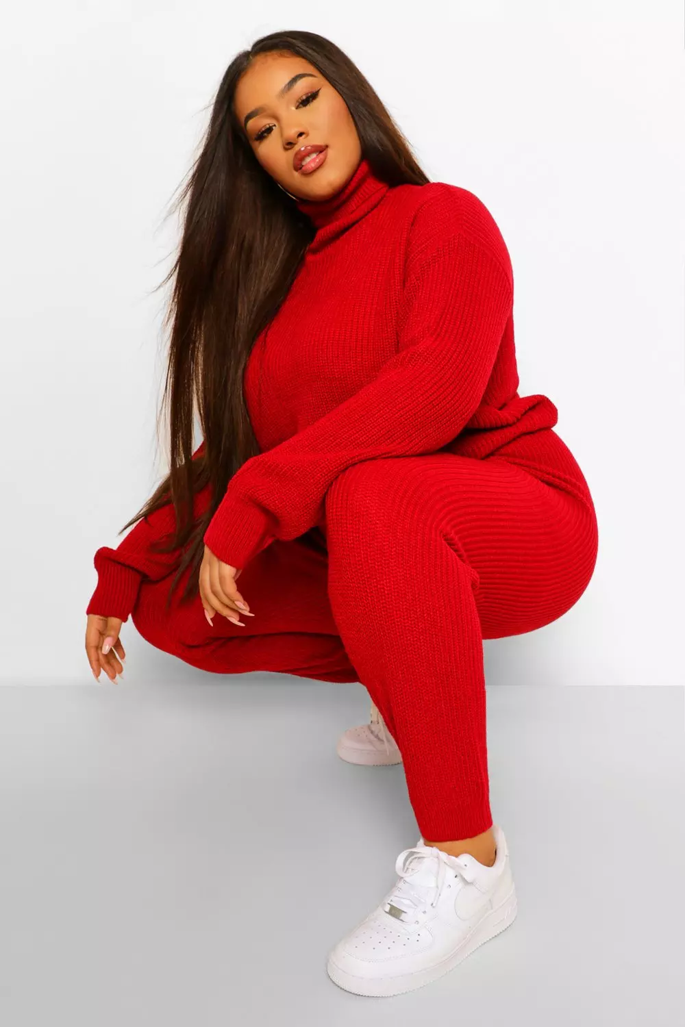 Plus size knit online loungewear