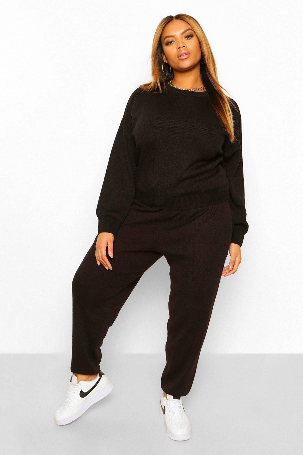 straight hem jog pants