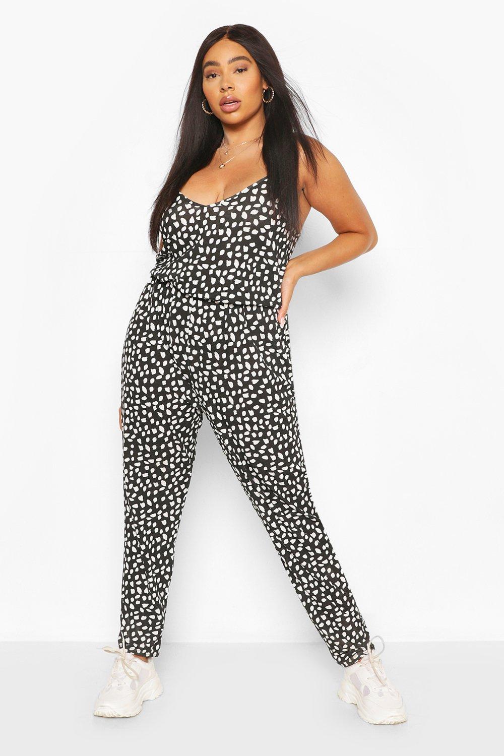 boohoo cami jumpsuit