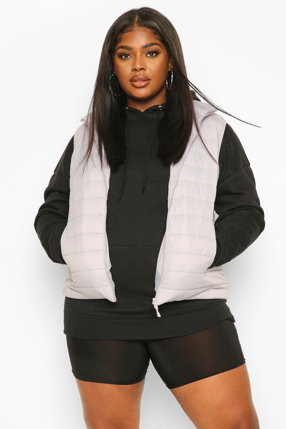 boohoo plus size gilet