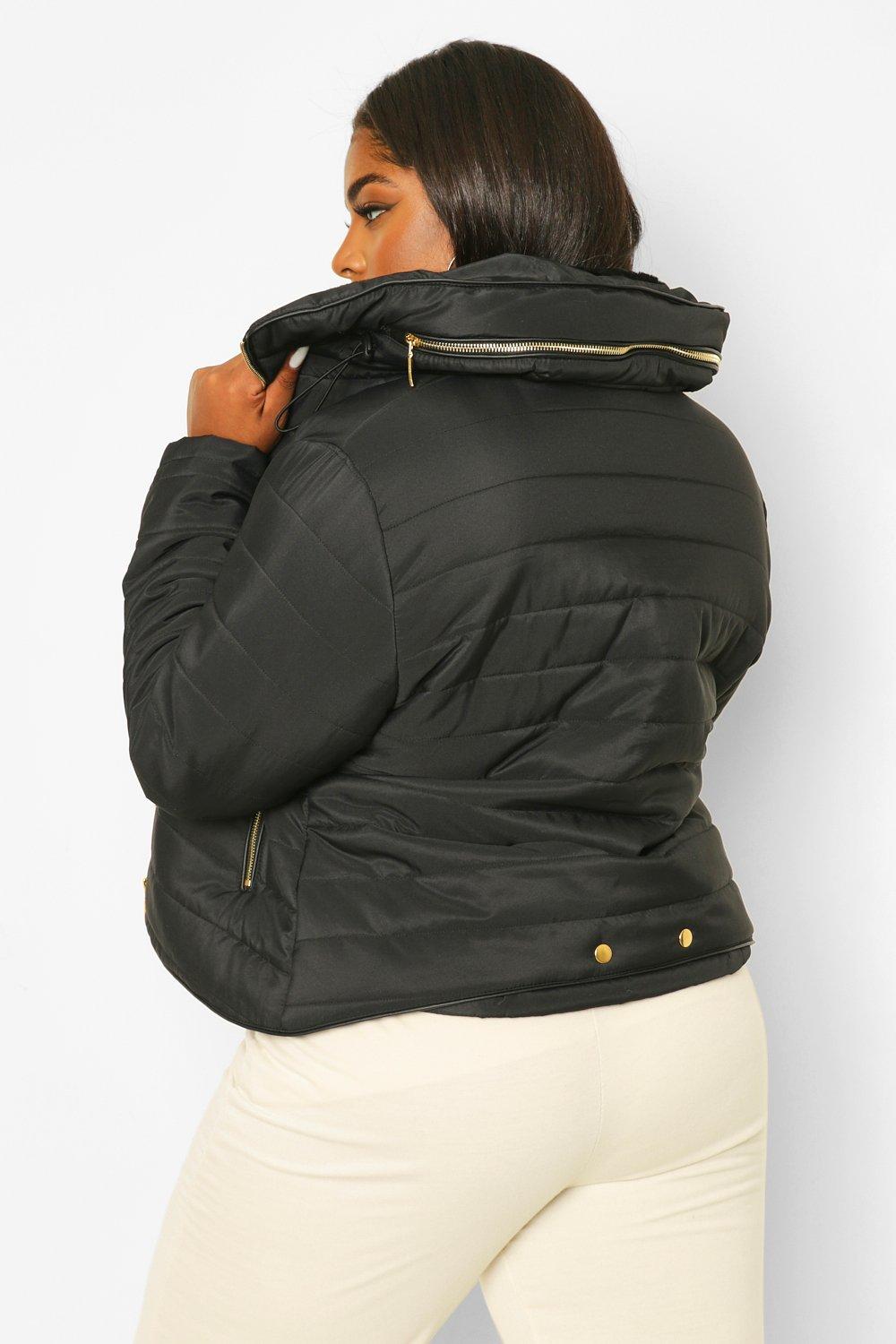 Plus Short Puffer Coat