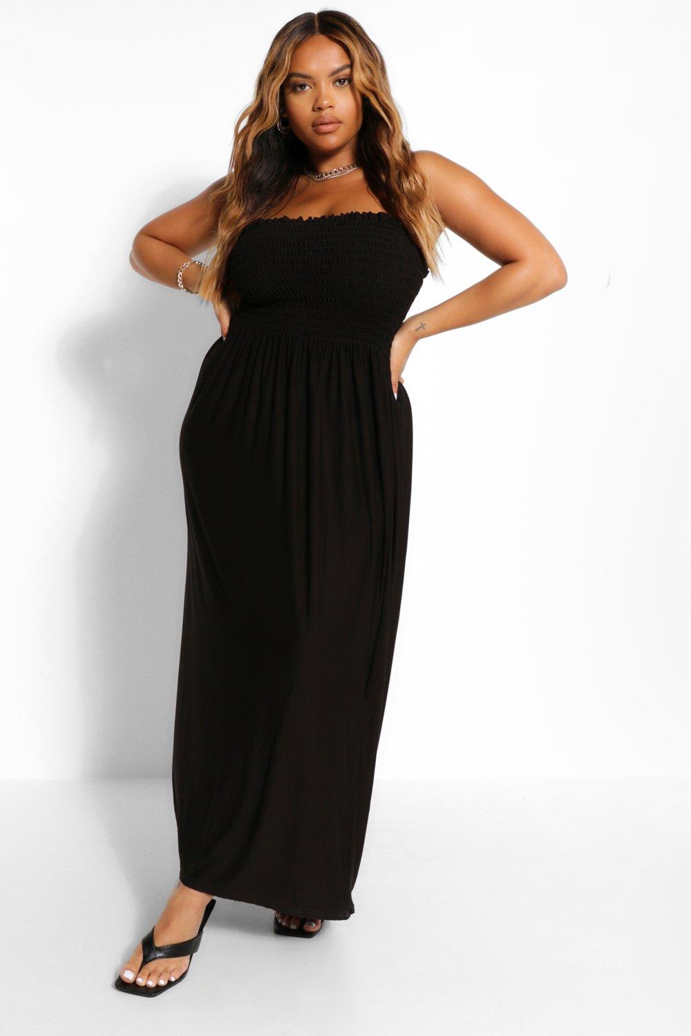 bandeau midi beach dress