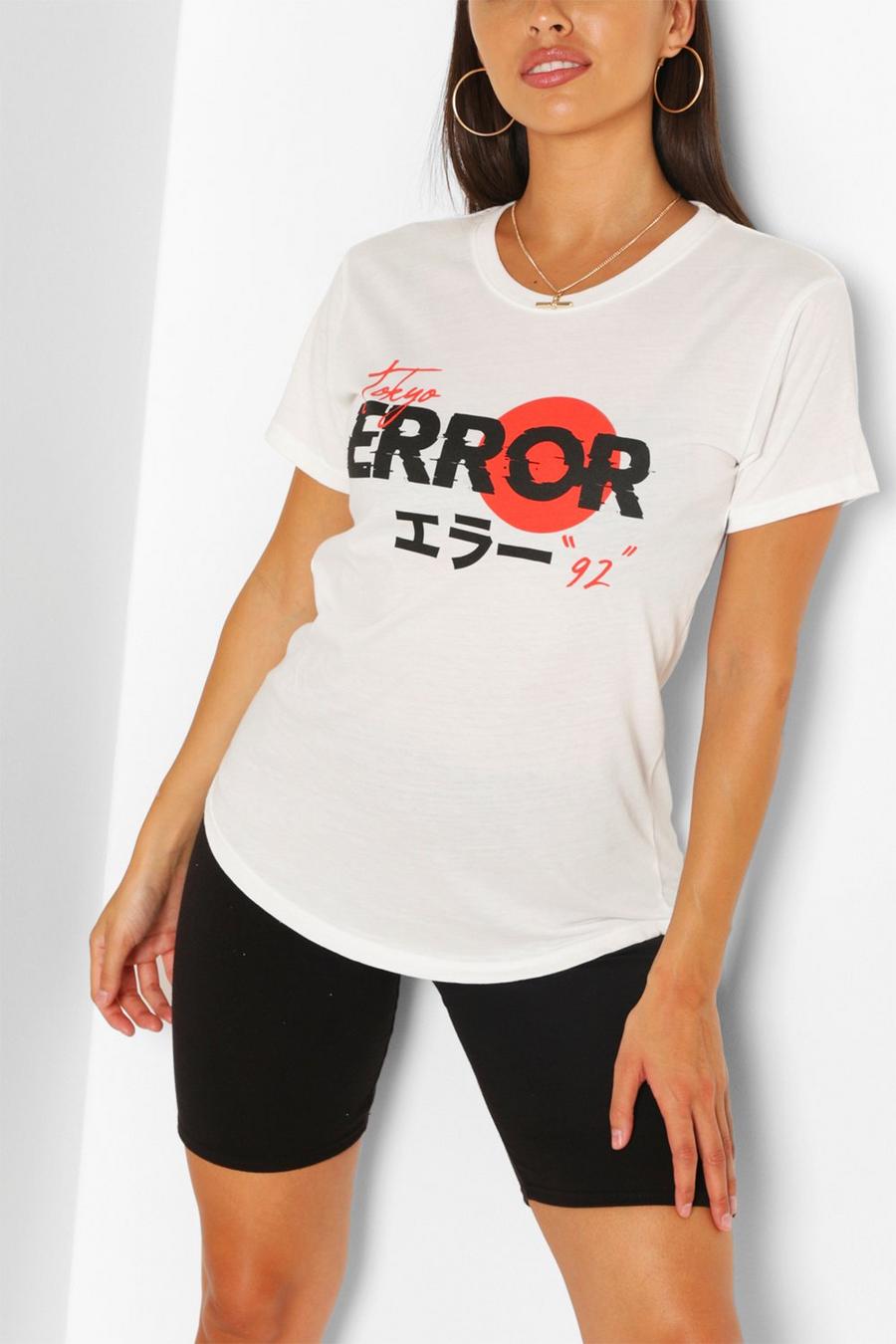 Petite - T-shirt med slogan image number 1