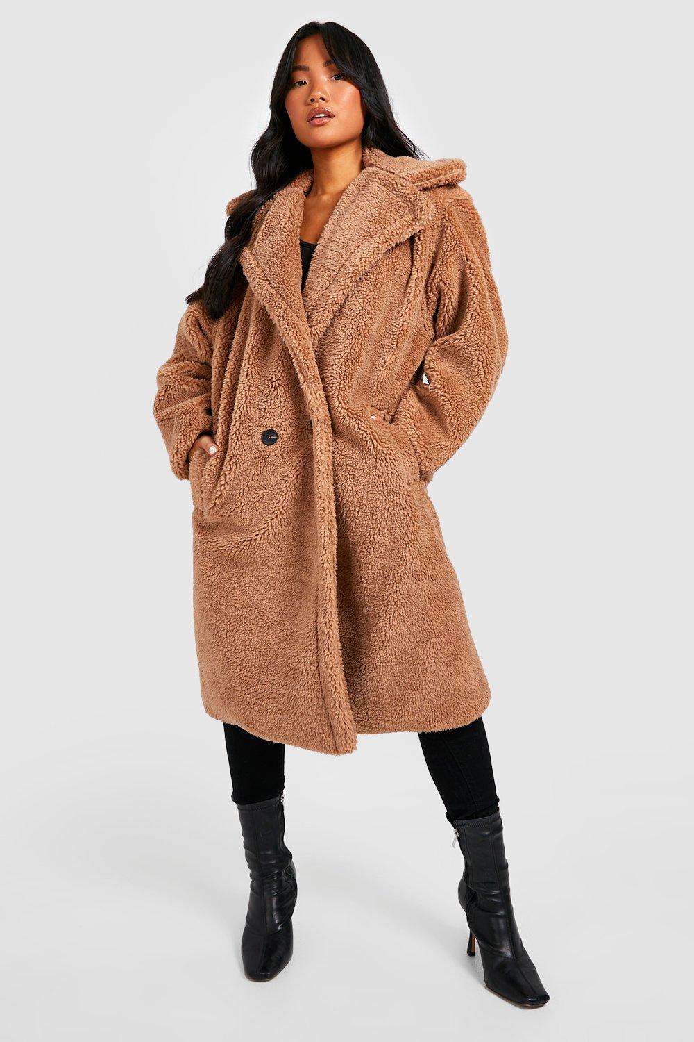 Boohoo teddy sales coat review