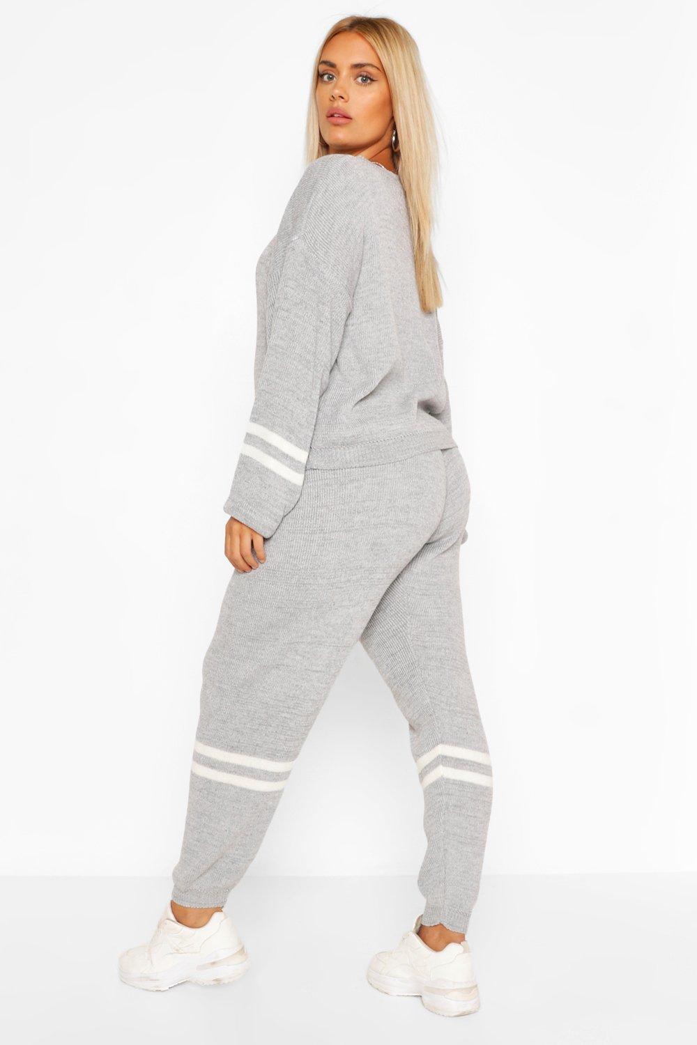 Boohoo plus lounge discount set