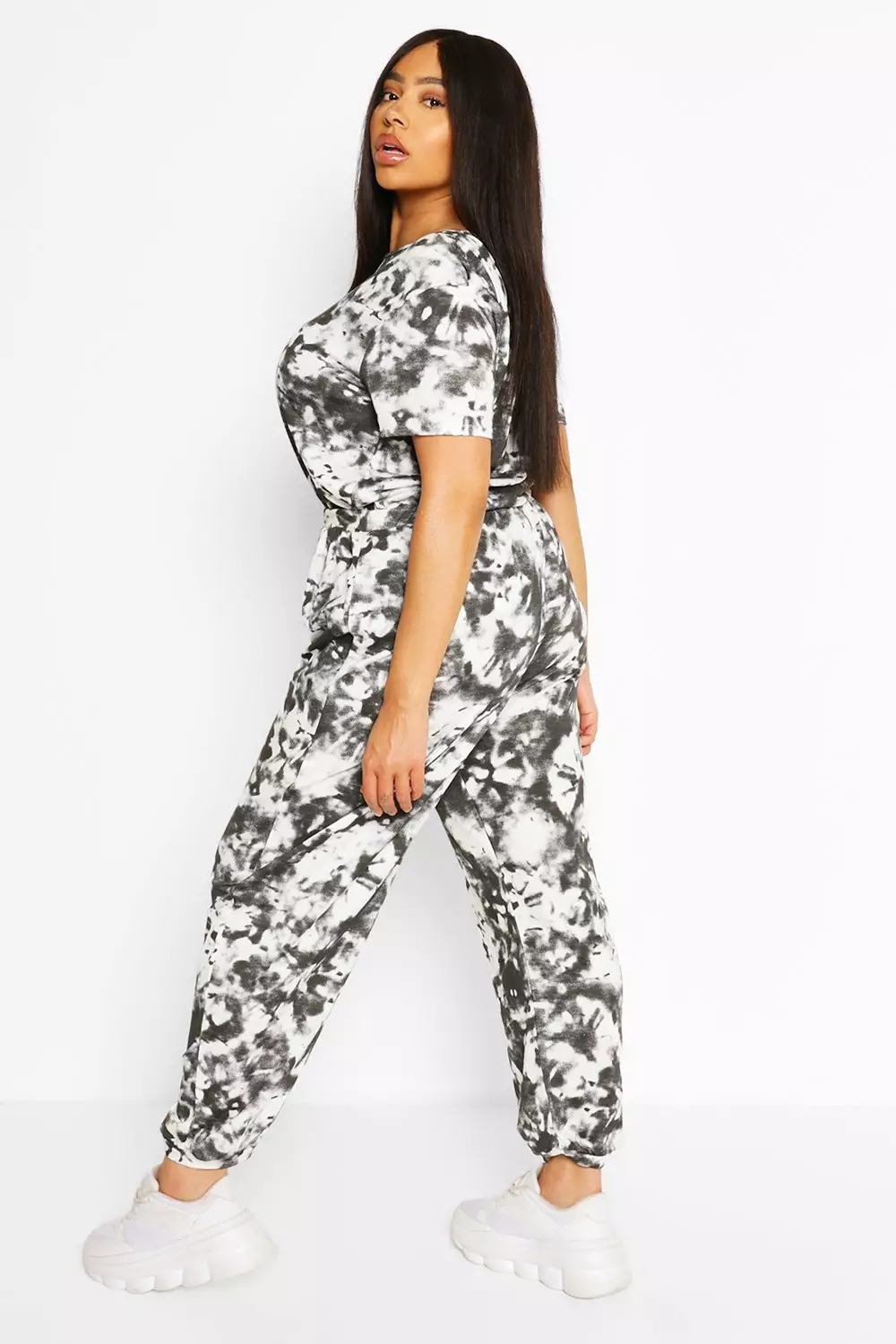 Tie dye plus size joggers hot sale