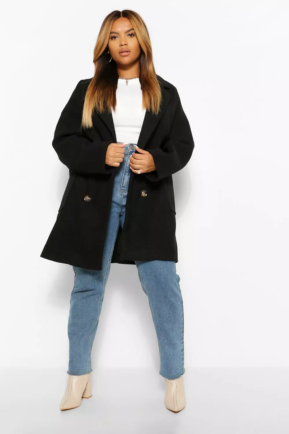 Topshop hot sale slouch coat