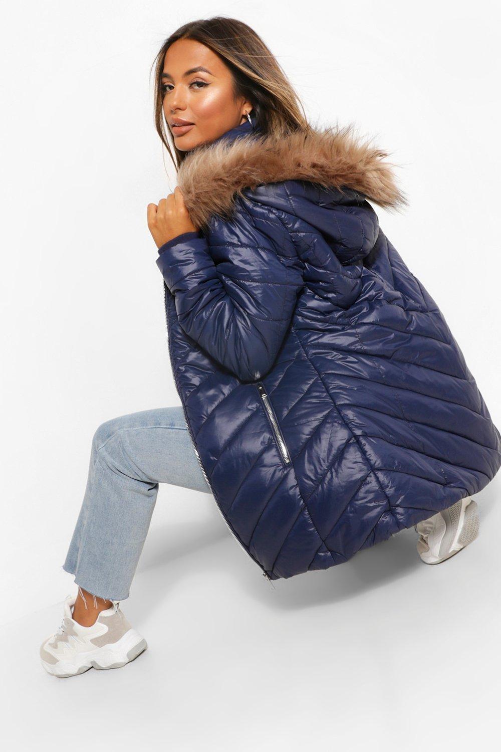 petite padded coat