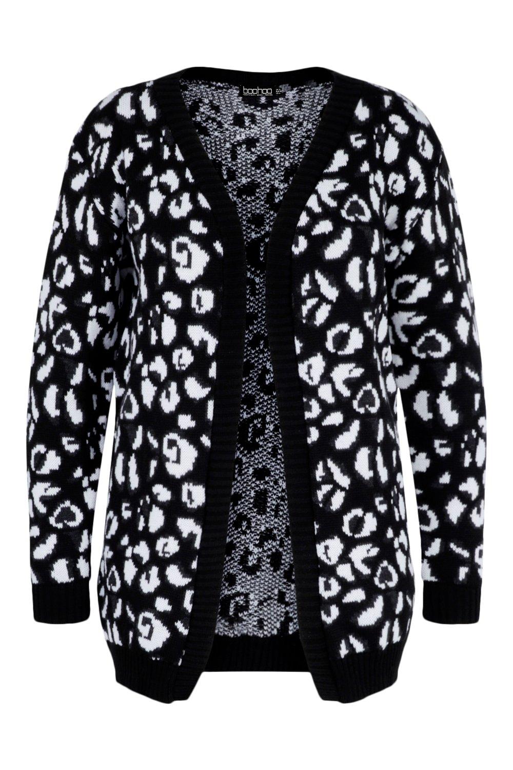 Boohoo leopard hot sale print cardigan