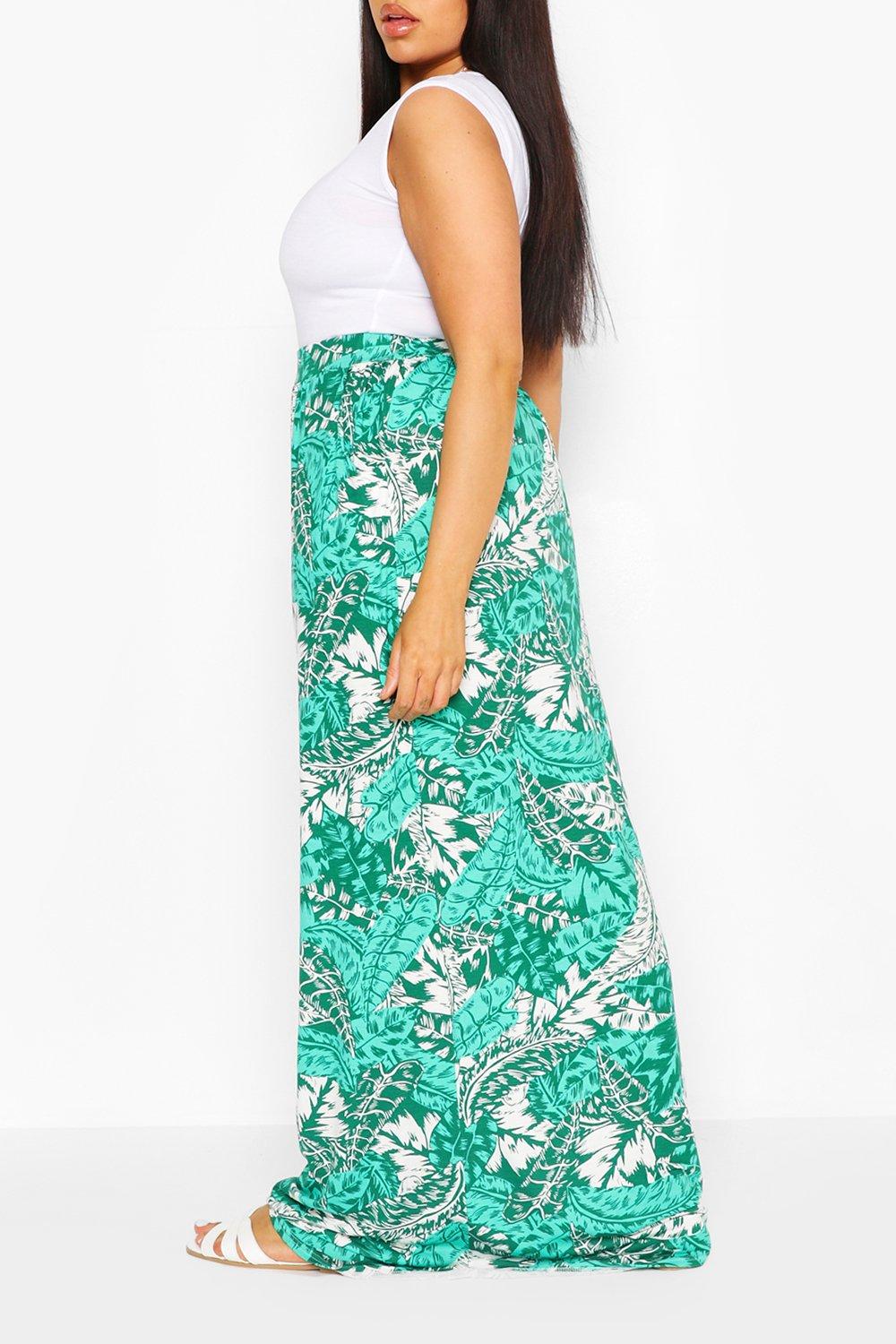 green maxi skirt 80
