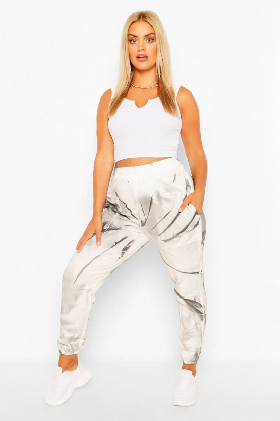Plus Tie Dye Oversized Jogger image number 1