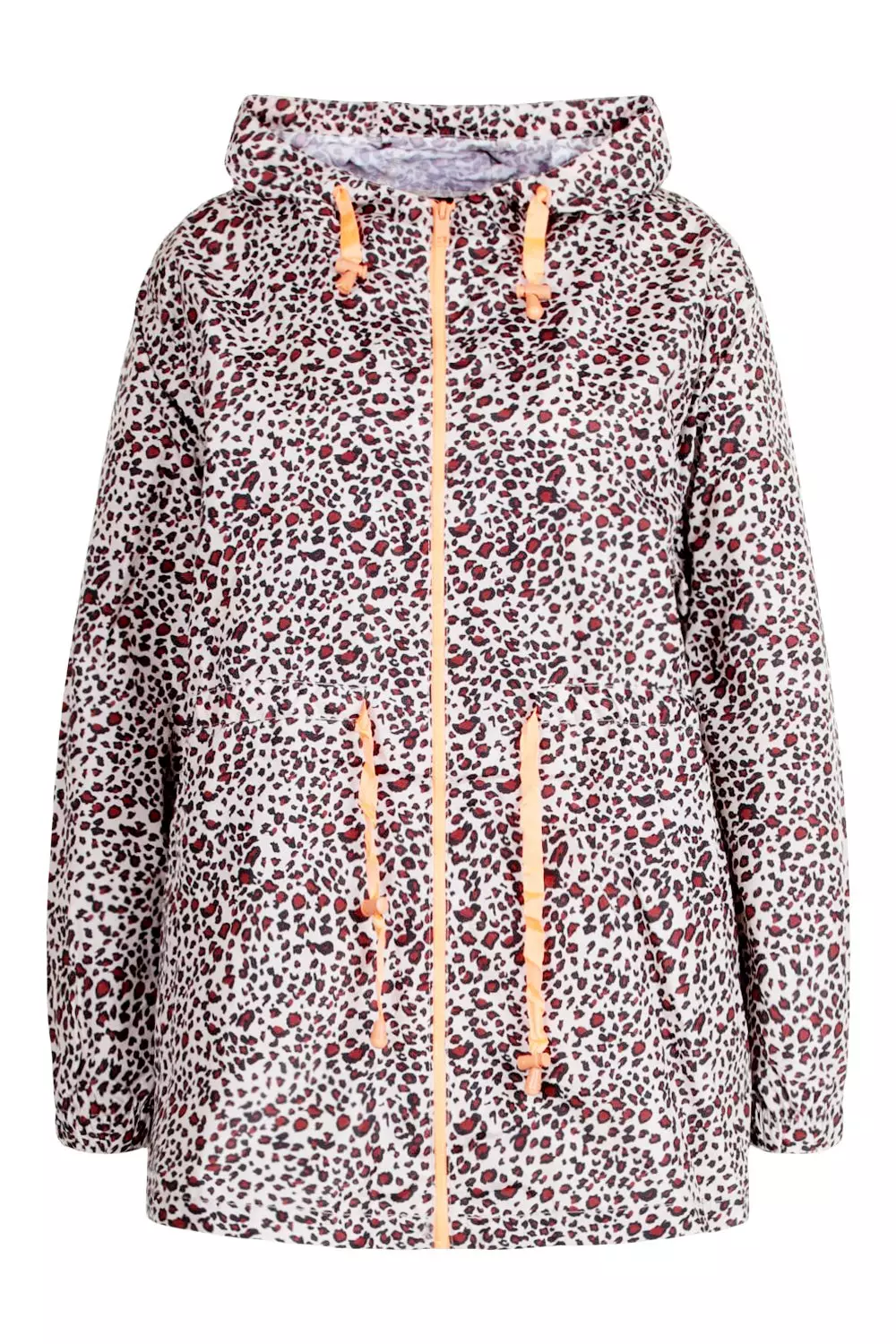 Leopard raincoat shop with hood