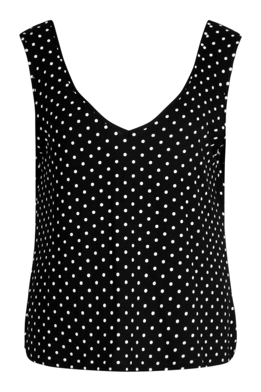 Polka dot store vest top