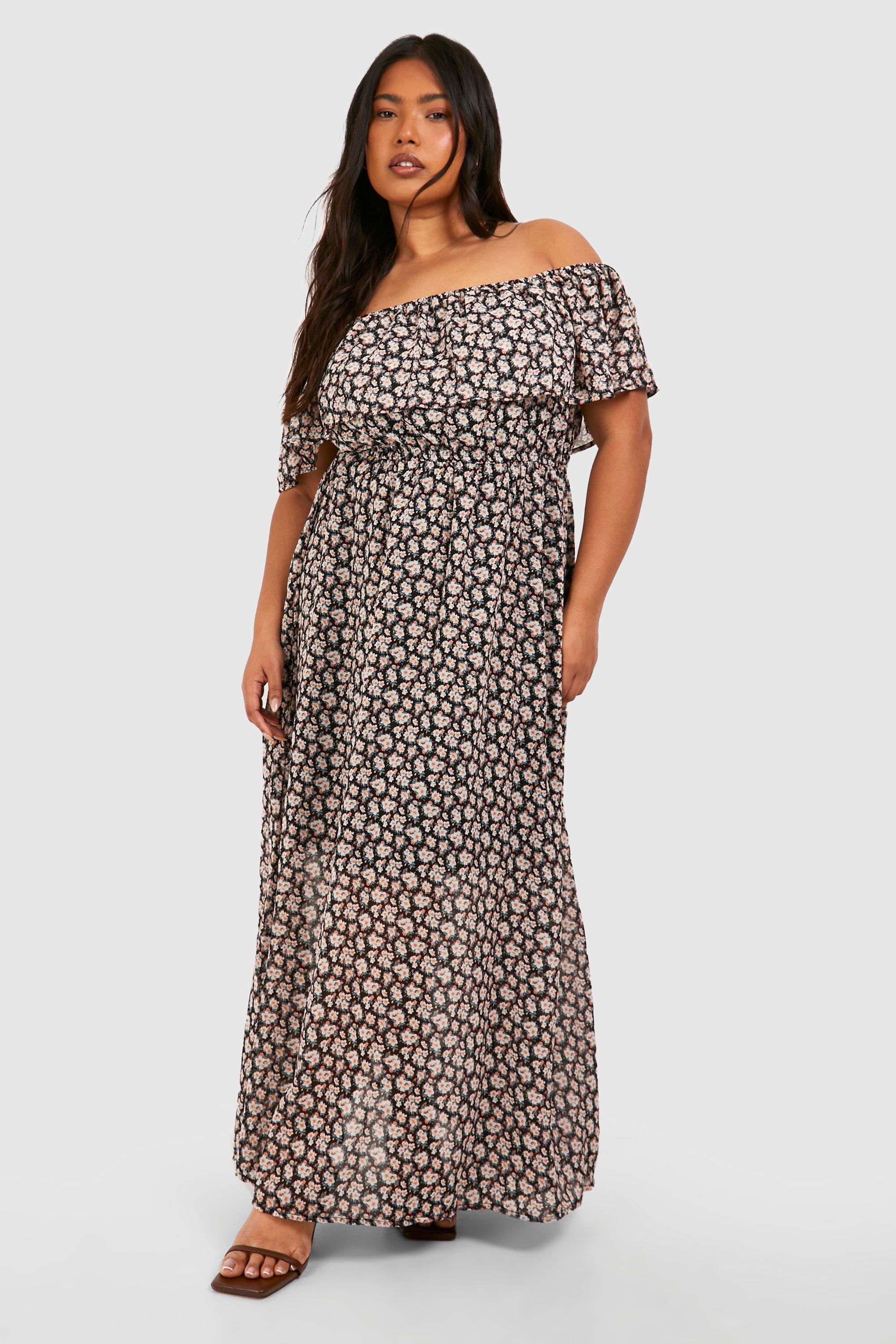 Miss selfridge floral outlet maxi dress