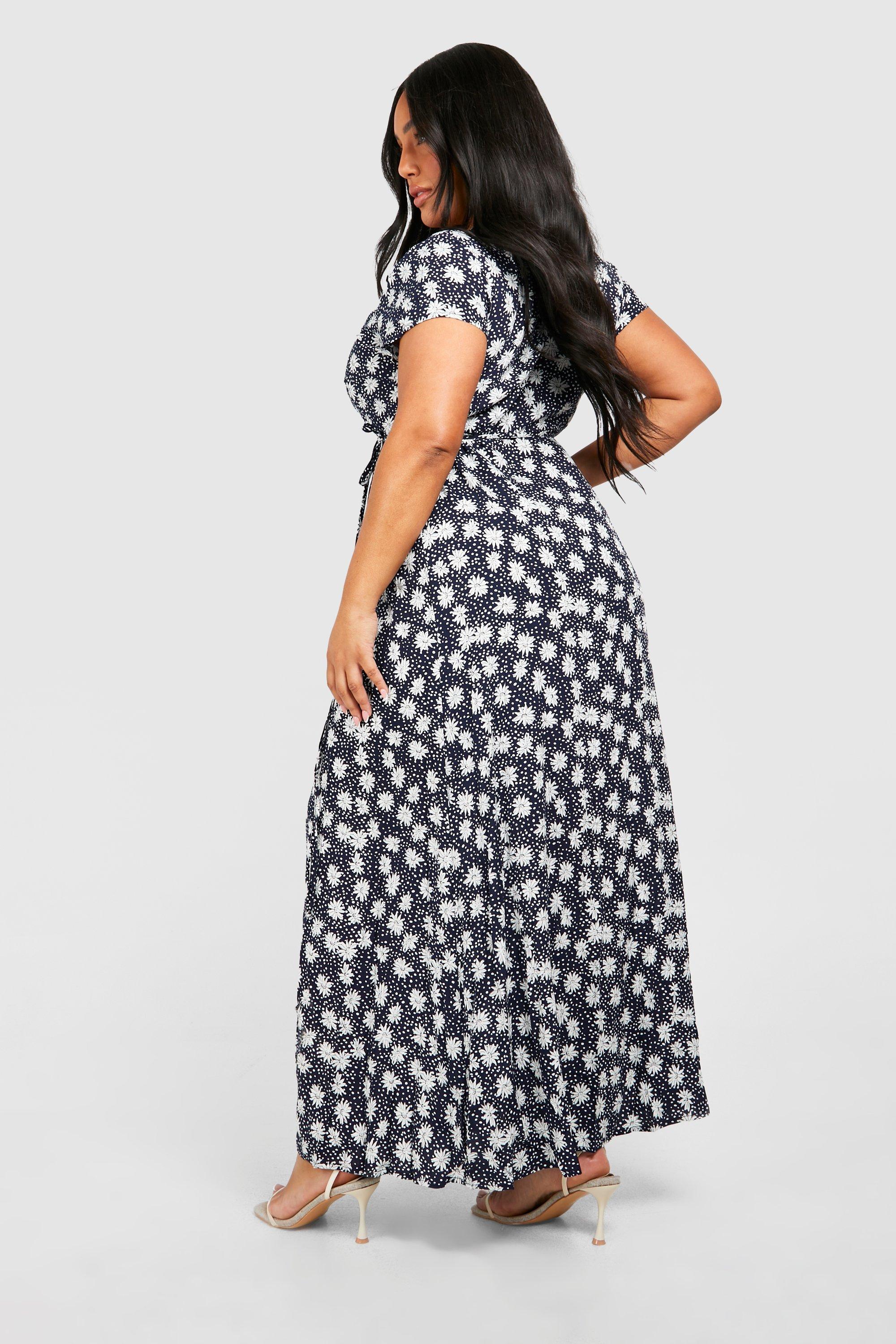 Boohoo plus store size maxi dress