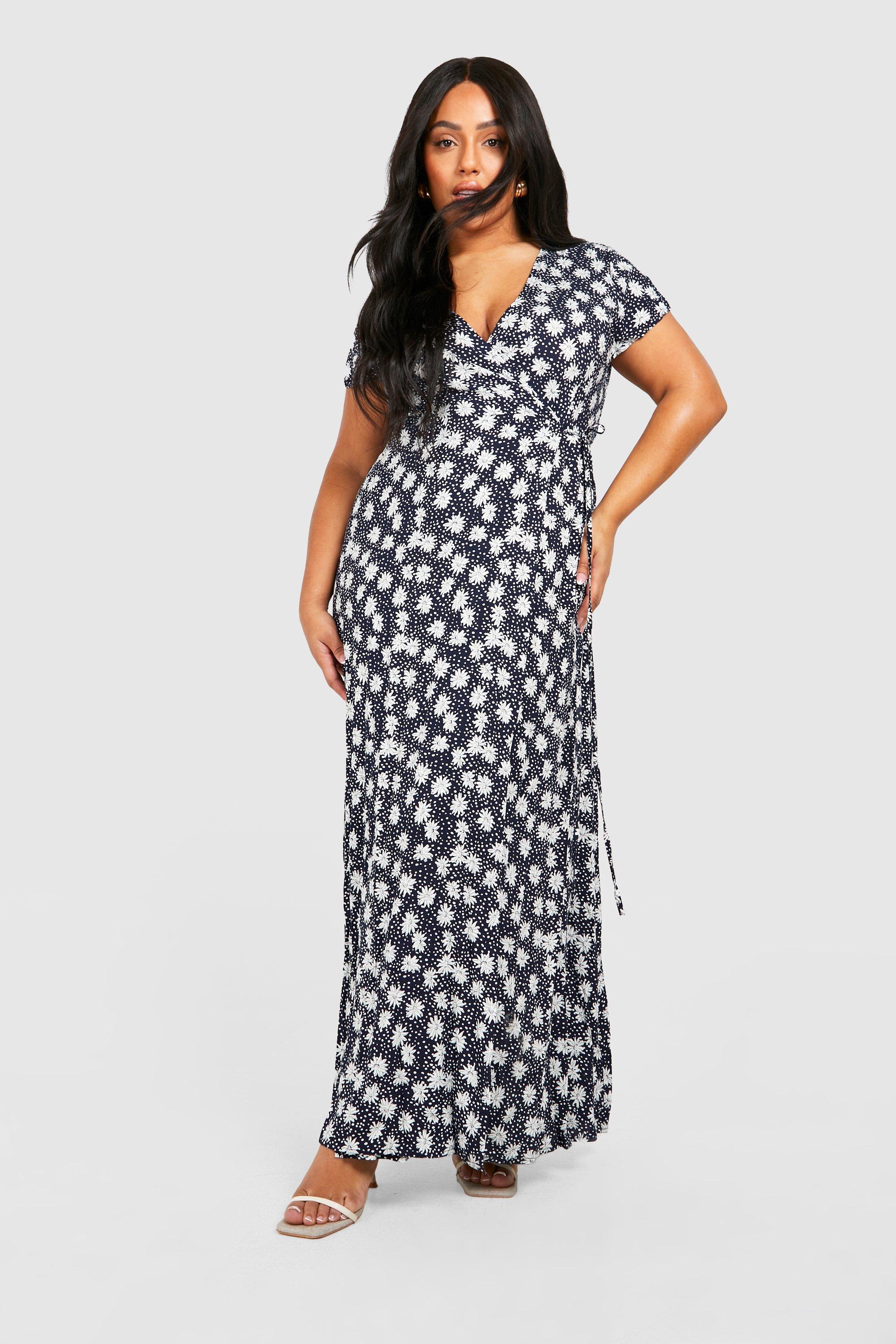 Boohoo floral maxi dress on sale