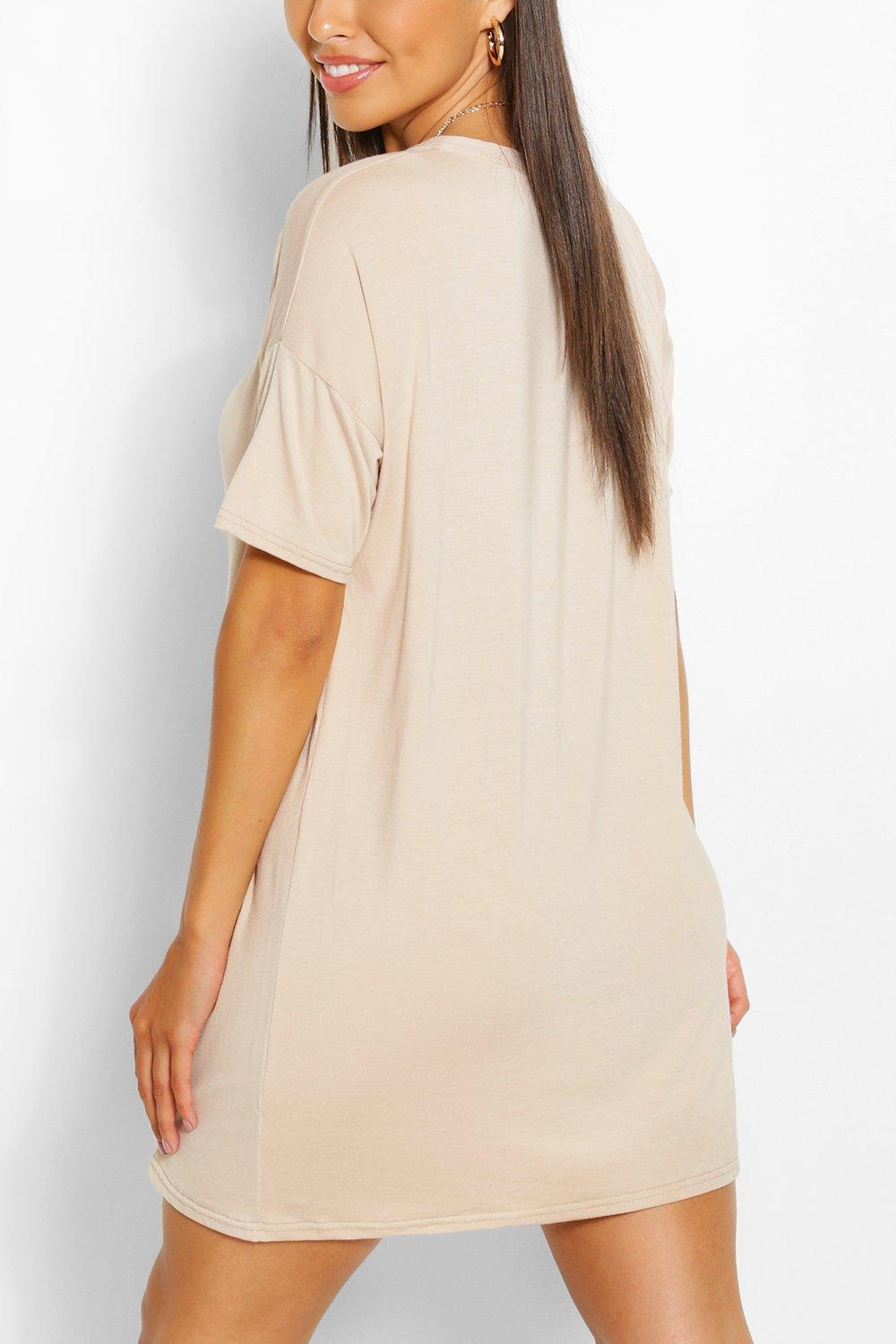 boohoo petite shirt dress