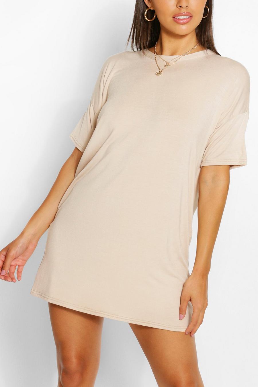 Stone Petite Plain T-Shirt Dress image number 1