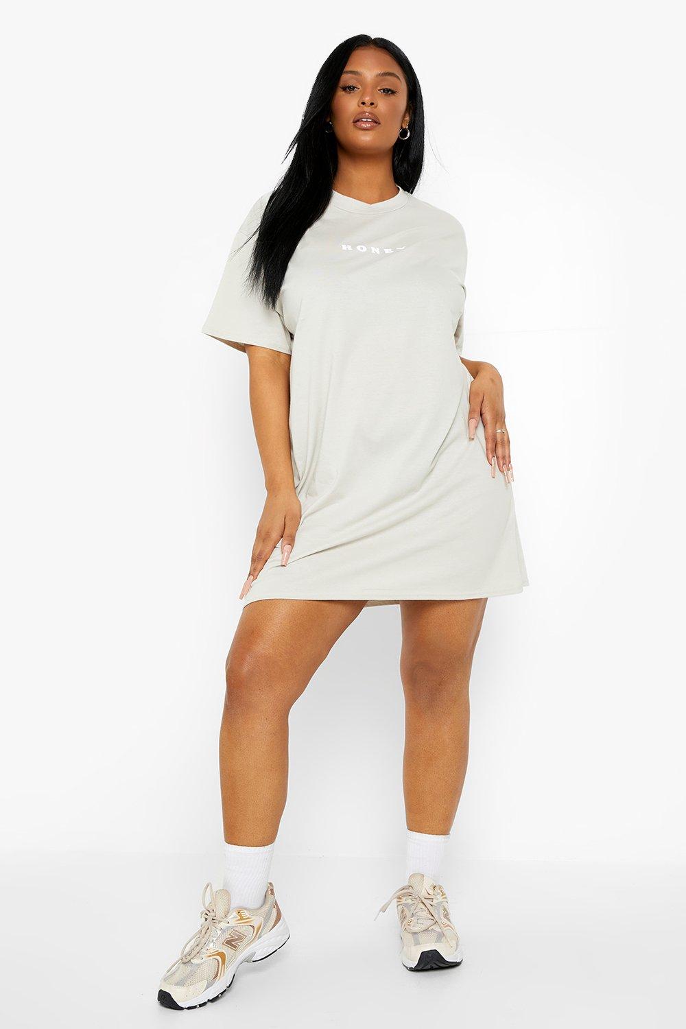 Plus Honey Oversized T-Shirt Dress