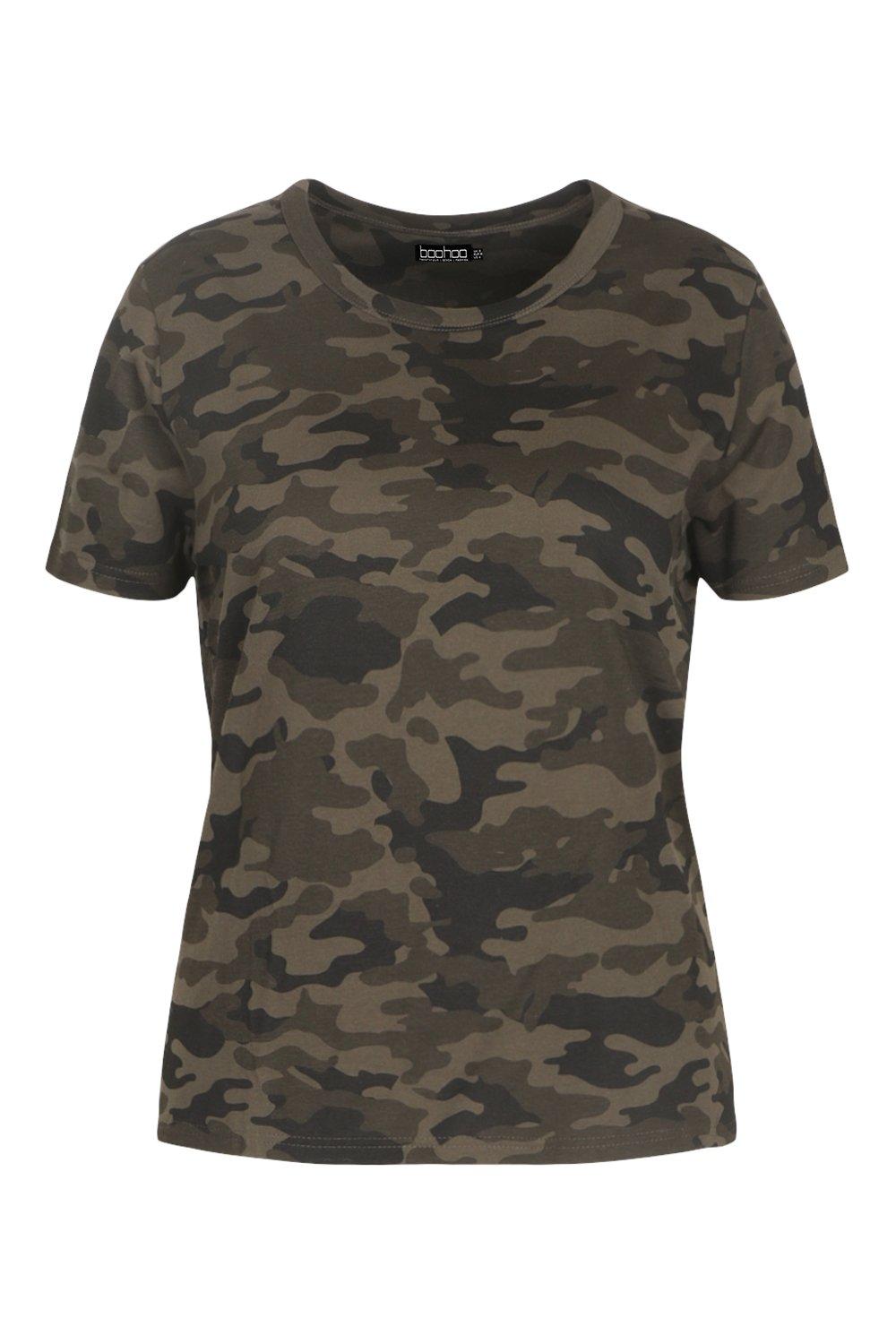 Camouflage t clearance shirt women's uk