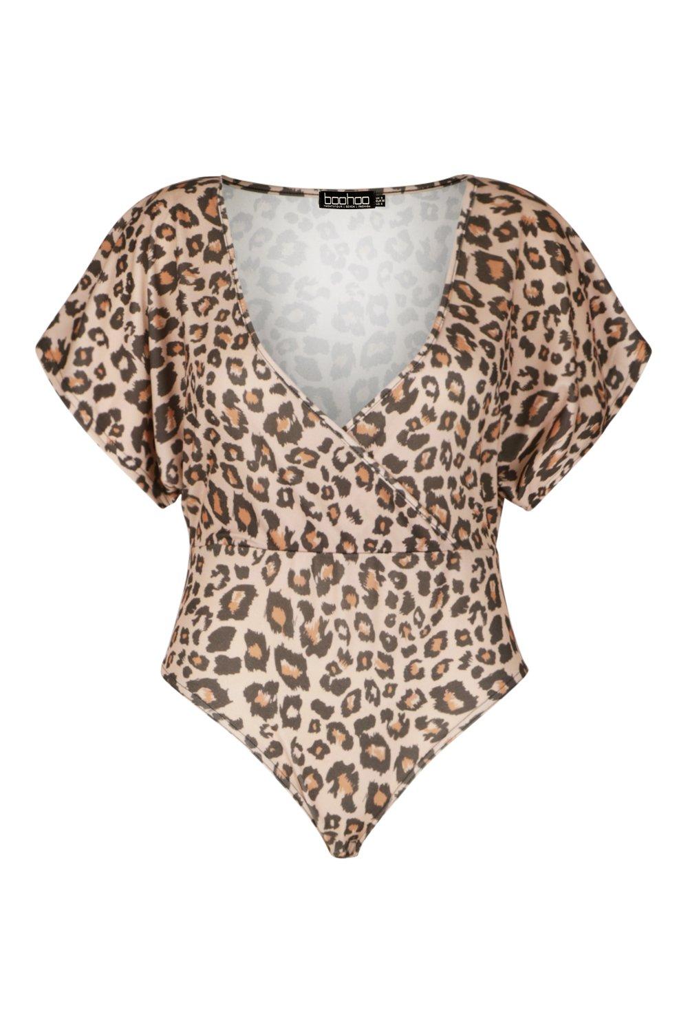 boohoo plus leopard print