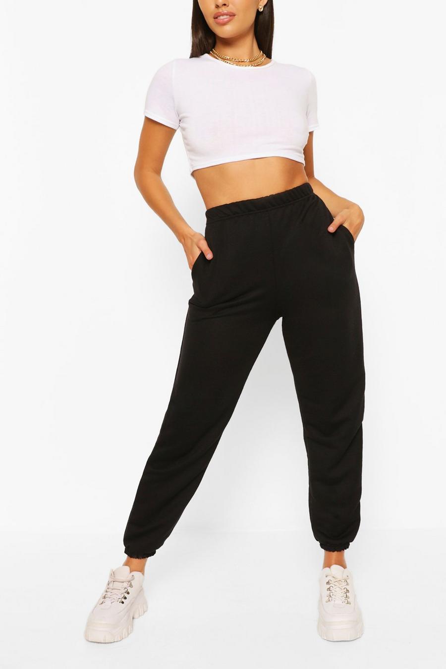 Black Petite Casual Joggers image number 1