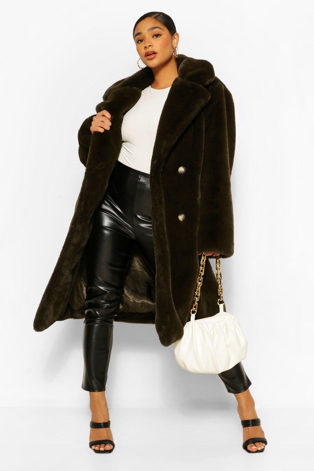 boohoo oversized coat